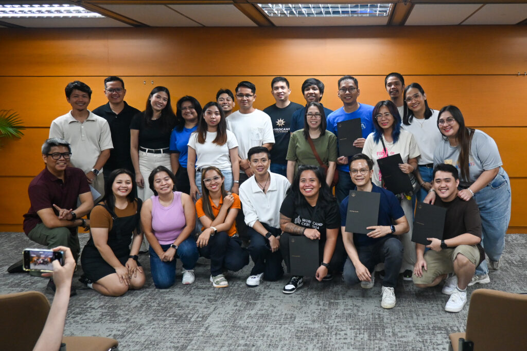 A group photo of Filipino Organizing Team at the WordCamp Asia 2025.