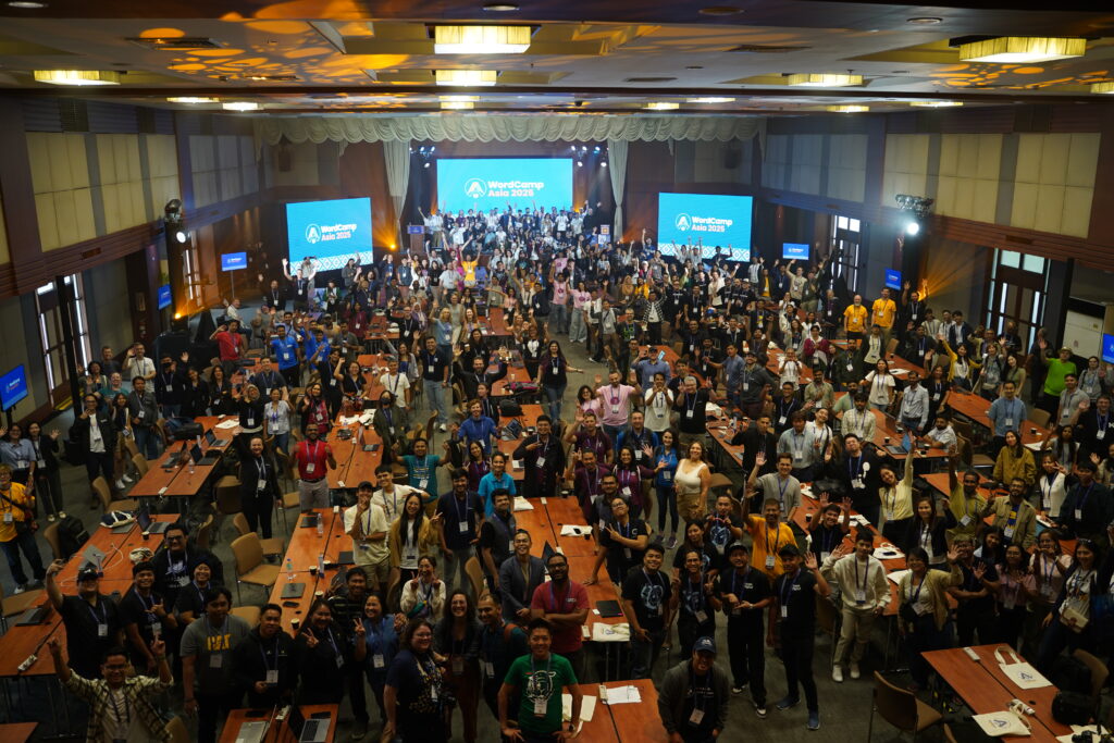 Family photo of WordCamp Asia 2025 Contributor Day Event at PICC, Manila, Philippines