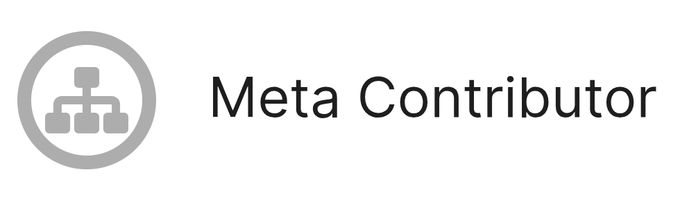 A badge of network icon wrapped in pink color with text describing the purpose.
